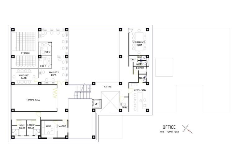 OFFICE FIRST FLOOR PLAN 1